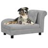 VidaXL Dog Sofa with Pillow Grey 83x44x44 Cm Plush 171100