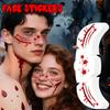 6pcs Set of Halloween Waterproof Stickers, Face Stickers Halloween Tattoos