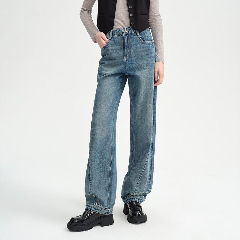 

Giovanni Valentino Women s Banana Fit Denim Trousers L