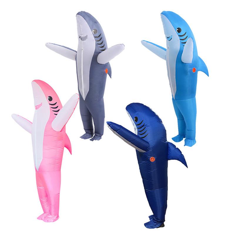 Shark Inflatable Costume for Role Play, Cosplay, and Party Mascot Performances