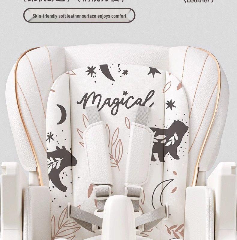 Portable Multifunctional Baby High Chair: Folding Infant Seat and Dining Table Combo