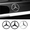 Bygder1 2025 Hot 9cm ABS Car Rear Decal Trunk Emblem Sticker for Mercedes Benz S320 W164 W203 W204 W168 C180 E320 A200 CLA CLK CLS ML