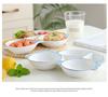 Ceramic Kids' Divided Plate - Cute Dish for Kindergarten Meals & Snacks