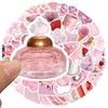 10/30/50pcs Cute Korean Pink Girl Heart Stickers Ins Style Aesthetic Decals Suitcase Phone Laptop Kawaii Sticker Decoration Toy
