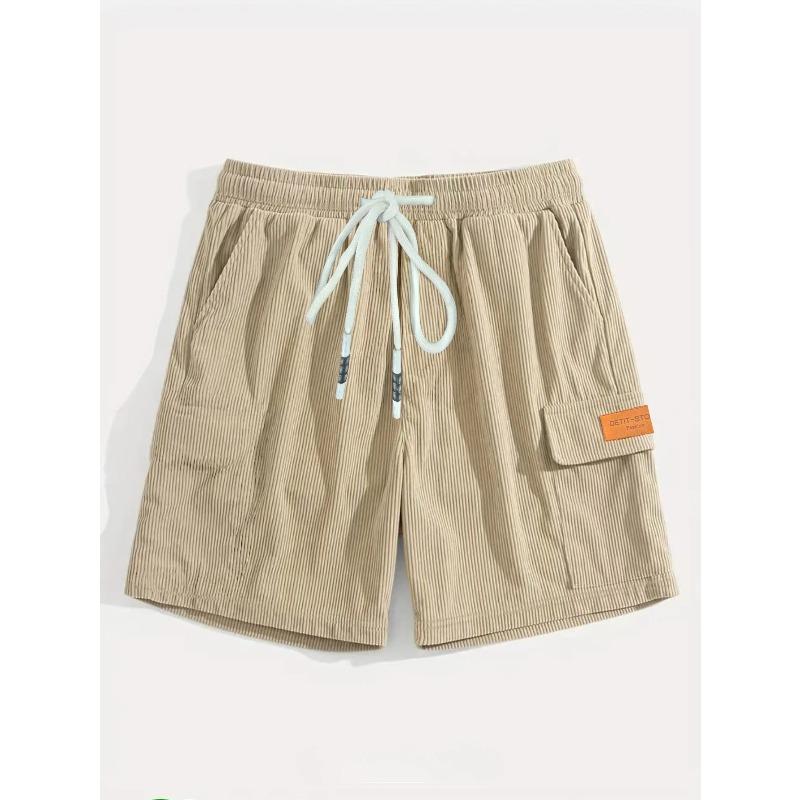 Corduroy Men's Shorts Men's Casual Pants Men's Beach Shorts, Men's Sports Shorts Breathable Pants Suitable for Daily Casual Wear and Sports