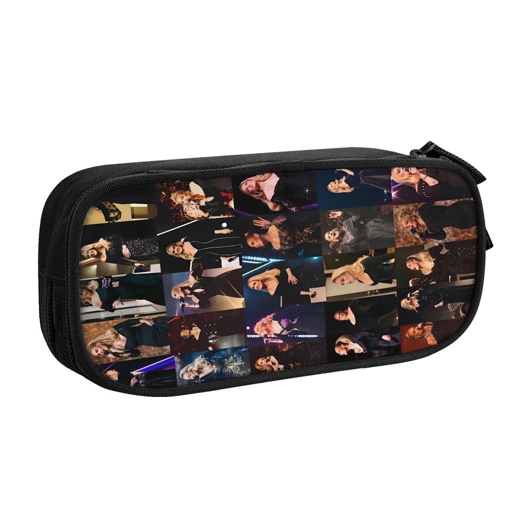 Kawaii English Singer A-Adeles Adkins Pencil Case for Boys Girls Large Storage Pencil Box Stationery