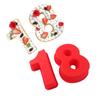 10 Inch 0-9 Numbers Shape Cake Mold DIY Cake Decoration Baking Mold for Birthday Festivals Anniversary Silicone Chocolate Molds