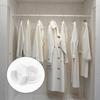 2Pairs With Screws Closet Pole Sockets Heavy Duty Wardrobe Tube Support  Clothing Store