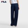 Fila Heritage Trendy Versatile Sports Casual Pants Women Bottoms Cigarette-Blue F11W628603FDB