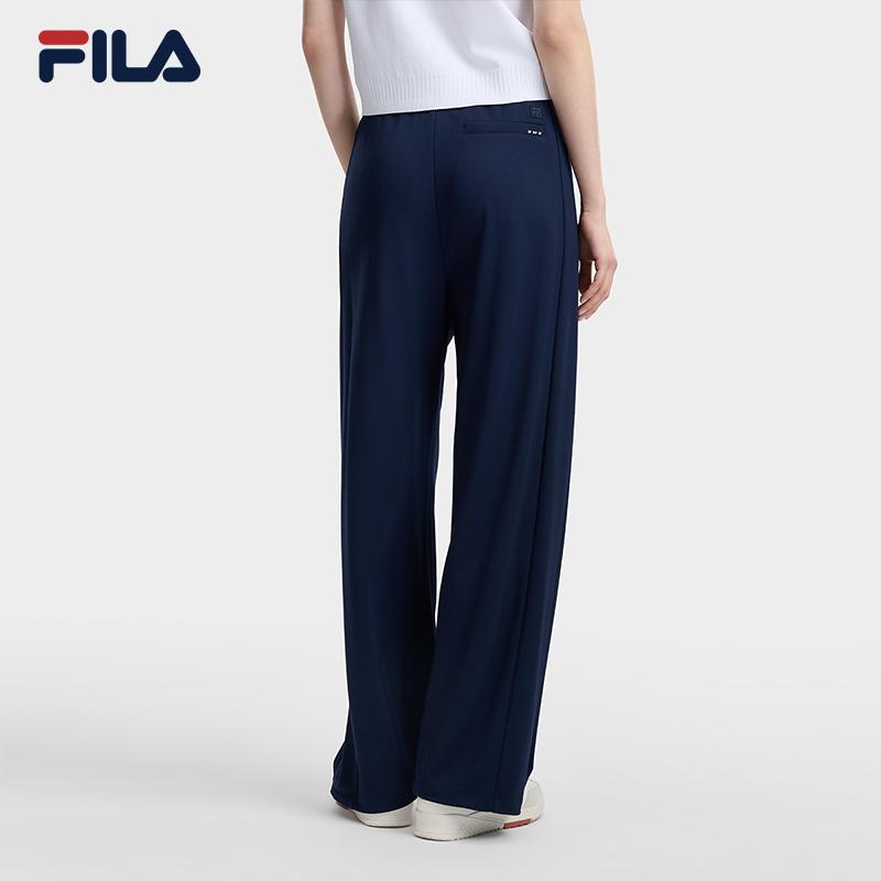 Fila Heritage Trendy Versatile Sports Casual Pants Women Bottoms Cigarette-Blue F11W628603FDB