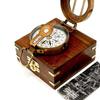 Soldiers Military Thumb Compass Vintage Brass WW2 1940 Navigation World War II Design Military Compass