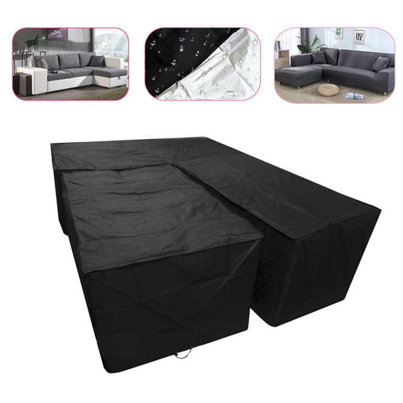 Buy Waterproof Rattan Corner Furniture Cover Garden Outdoor Sofa Protect L Shape at affordable