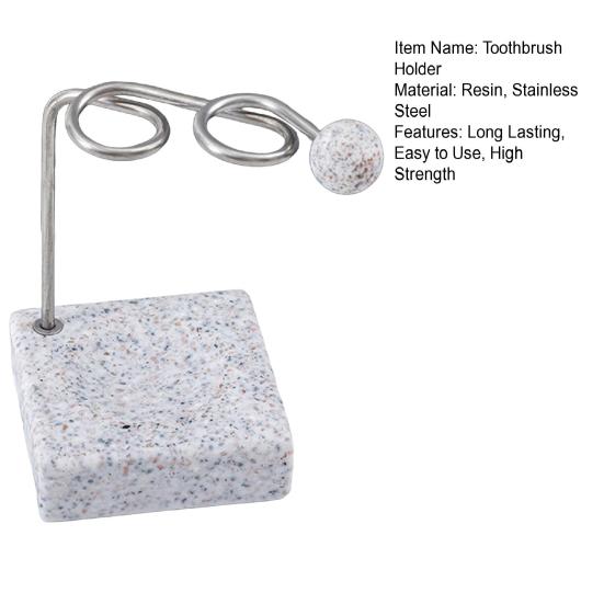 Toothbrush Holder Metal Toothbrush Organizer with Base High Strength Space Saving Bathroom Countertop Toothbrush Organizer