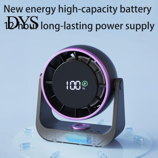 Desktop Airflow Fan for Kitchen Portable Fan, USB Rechargeable Personal Cooling with Adjustable Travel Airflow, Quiet Air Circulator Office Dormitory