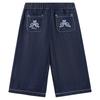 PawinPaw Girls' Cartoon Bear Loose Denim Jeans