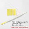 20/30Pcs With Clips Hair Root Perm Rods 2.3/3.3/4/5mm Diameter Perm Rods Bars  Home Hair Styling