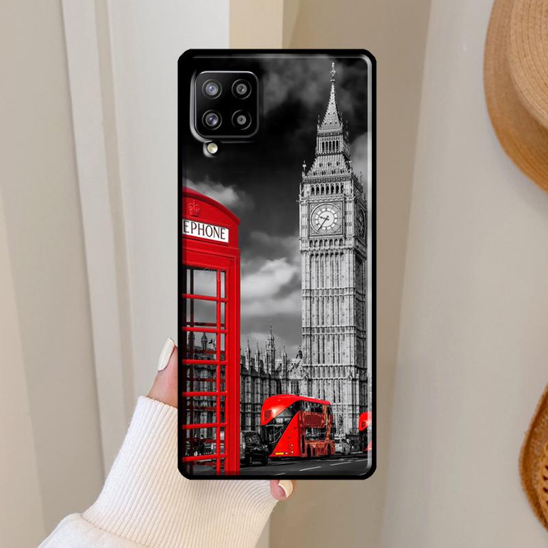 London Bus England Big Ben Case For Samsung Galaxy A16 A56 A36 A26 A25 A54 A34 A14 A52 A32 A12 A13 A33 A53 A15 A35 A55