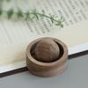Elegant Wooden Aromas Ball Diffuser Handcrafted Solid Wood For Essential Oil No Electricity Need Home Car Decors