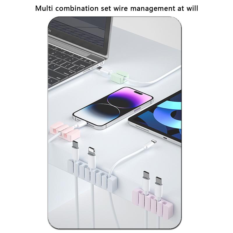 Datenkabelaufbewahrung Kabelaufwickler Ladekabel Datenkabelschutz Organizer Halter Fester Kabelclip Silikon Kabelorganisator