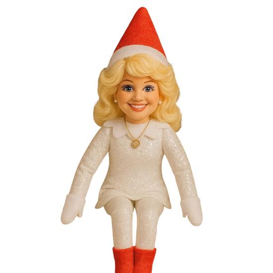 Elf Doll Plush Toy Fine Workmanship Handcrafted Stuffed Elf Toy