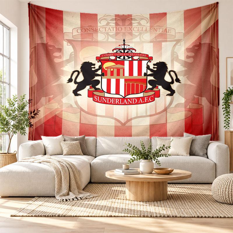 Sunderland Wall Tapestry, Soft Fabric Wall Hanging, Decorative Backdrop For Bedroom Home Wall Art