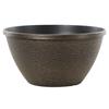 Resin Planter for Home Decor Flower Planters, Vintage Plant Pot with Drainage Hole & Saucer, Lightweight Large Flowerpot Indoor Outdoor, Retro
