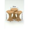 Nesting Coffee Table Mushroom Side Table Atlantic Pine