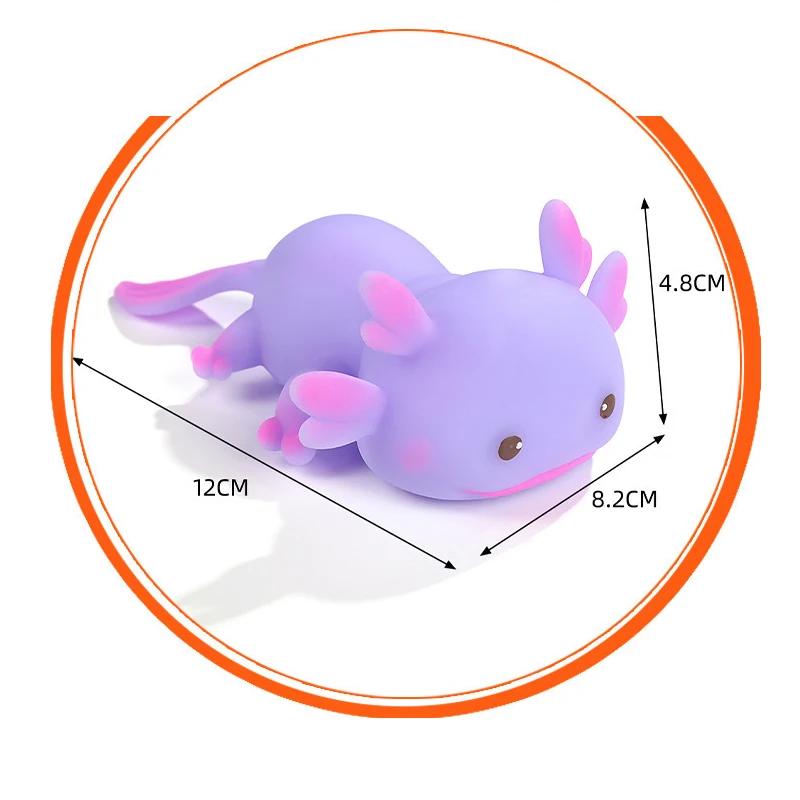 Cartoon Simulated Salamander tactile Playthings Squeeze Toy Fidget Toy Stress Relief Animal Playthings Pinching Venting Squishy Toy Gift Idea
