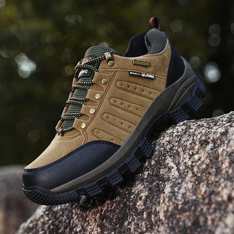 Outdoor hiking shoes large size autumn and winter low-top hiking shoes travel shoes sports hiking shoes