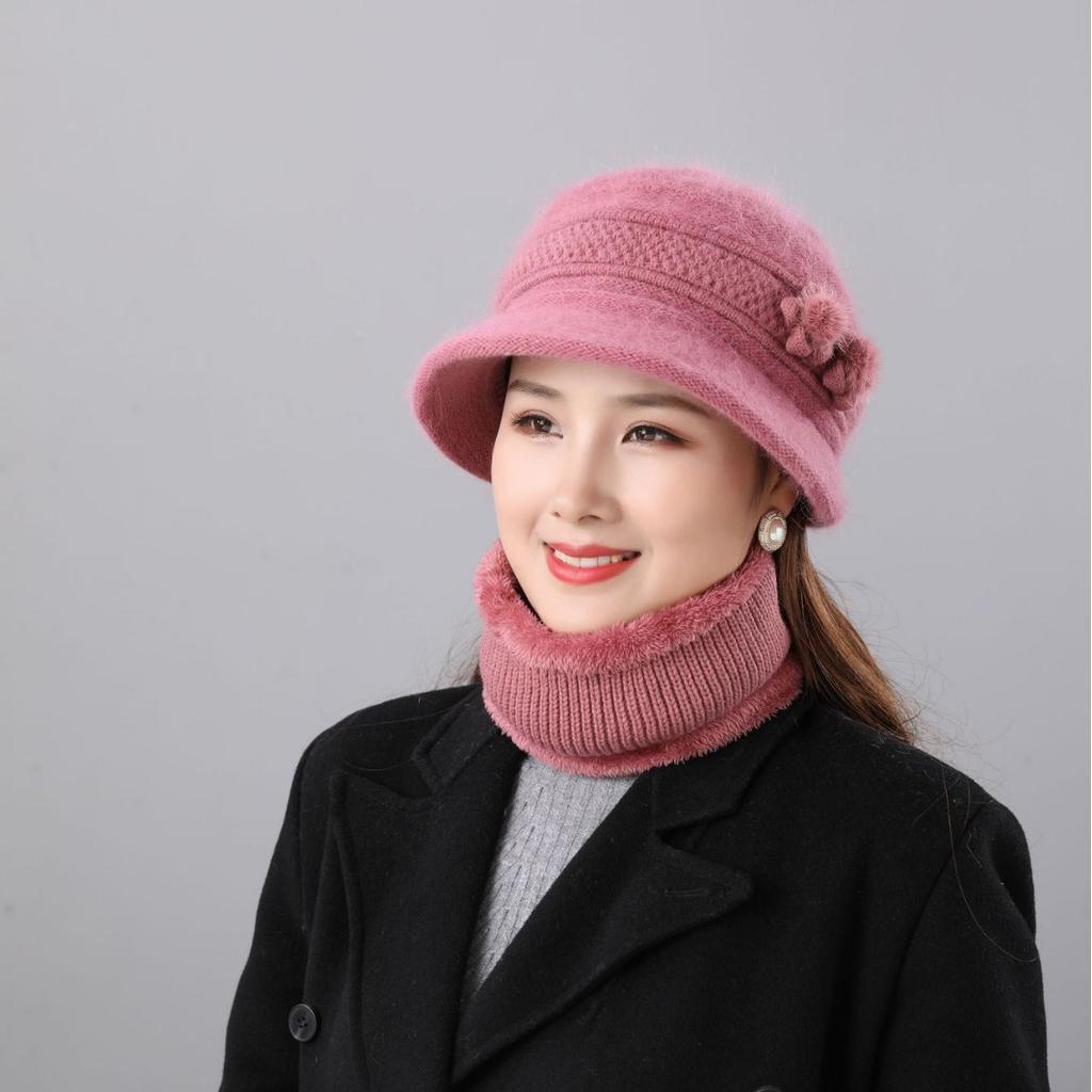 Winter Man Grandma Adds Velvet Warm Wool Hat In Mother Hat Girl Grandma Old Man Cotton Hat Fen