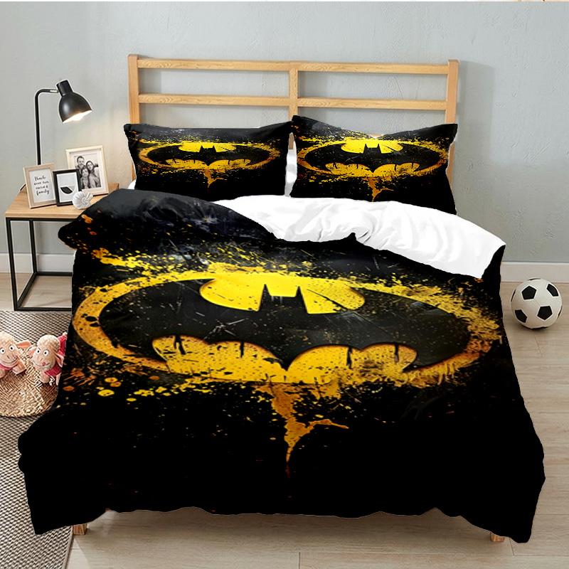 Red Cape Hero 3PCS Bedding set,Ideal for 1pc Duvet Cover And 2pcs Pillowcases Perfect for Fan gift,Ideal for Bedroom, Dormitory