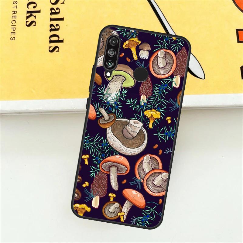 Wild Forest Mushroom For Huawei Nova 12i 7i 8i 11i Y73 Y72 Y61 Y91 Y90 Y70 Y60 9 10 SE 11 Pro P30 P40 Lite Case