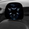 2 Pcs Ghost Car Headrest Covers 2D Stretch Car Interior Decor Car Seat Headcover  All Seasons