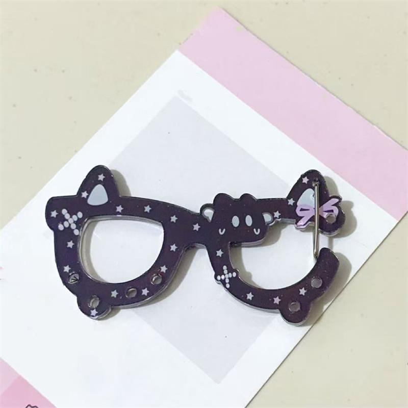Heart Cat Ears Star Wings-Shaped Carabiner Mountaineering Buckle Acrylic Keychain Pendants Multipurpose Keyring Hook Bag Hanging