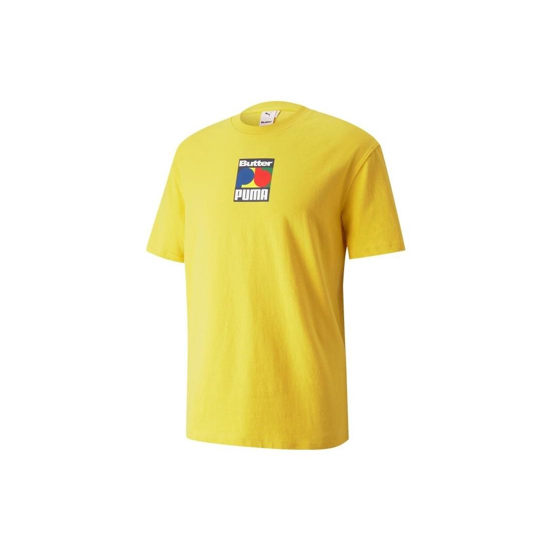 PUMA X Butter Goods Graphic T-Shirt Yellow Men s 534058-85 L