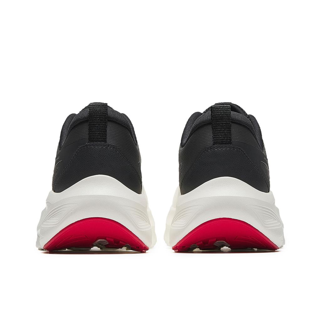 Anta Yi Chen Cushioning Height Increasing Low Top Casual Running Shoes Men's Black White 912545533-2