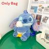 Stitch Plüschtier Tasche mit Canvas Innentasche für den täglichen Freizeitgebrauch