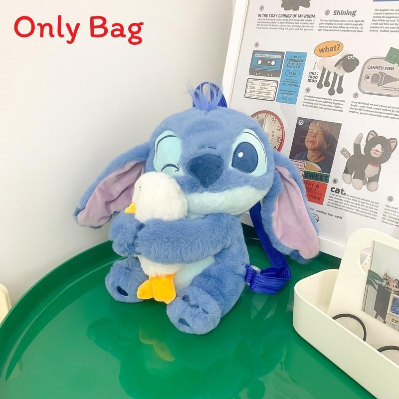 Stitch Plüschtier Tasche mit Canvas Innentasche für den täglichen Freizeitgebrauch