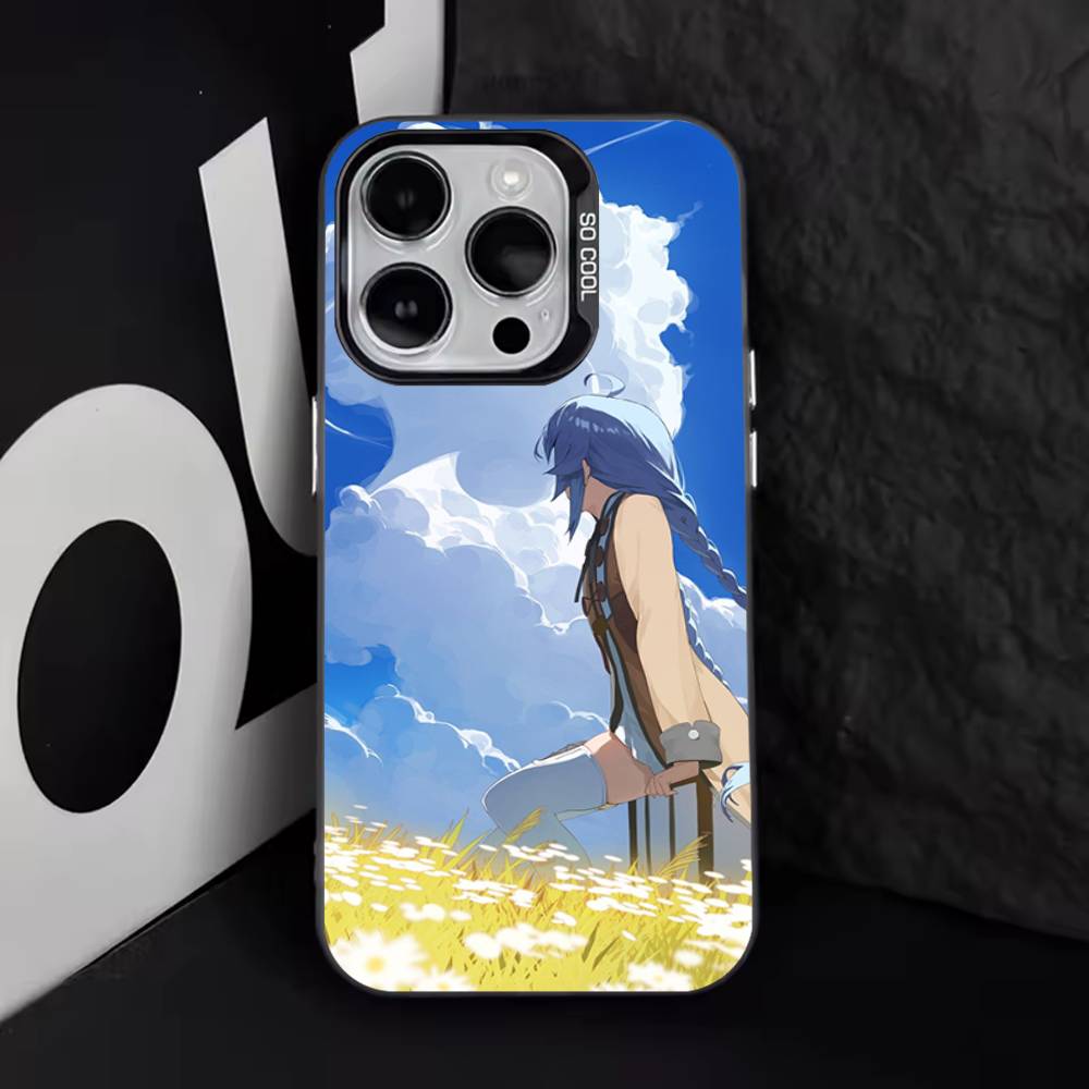 Anime M-Mushoku T-Tensei Phone Case For iPhone 17,16,15,14,13,12,11,Pro,Max,Plus,E,Air,Mini Black Tpu Cover