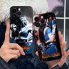 Mortal Kombat Kitana Mobilne Etui na Telefon Komórkowy dla iPhone 16 15 14 13 12 11 X XR XS 8 7 Pro Max Plus Mini Czarne Etui Ochronne na Telefon