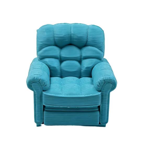 Miniature Sofa 3D Mini Printed Sofa Model Sofa Tiny Furniture Miniature синий