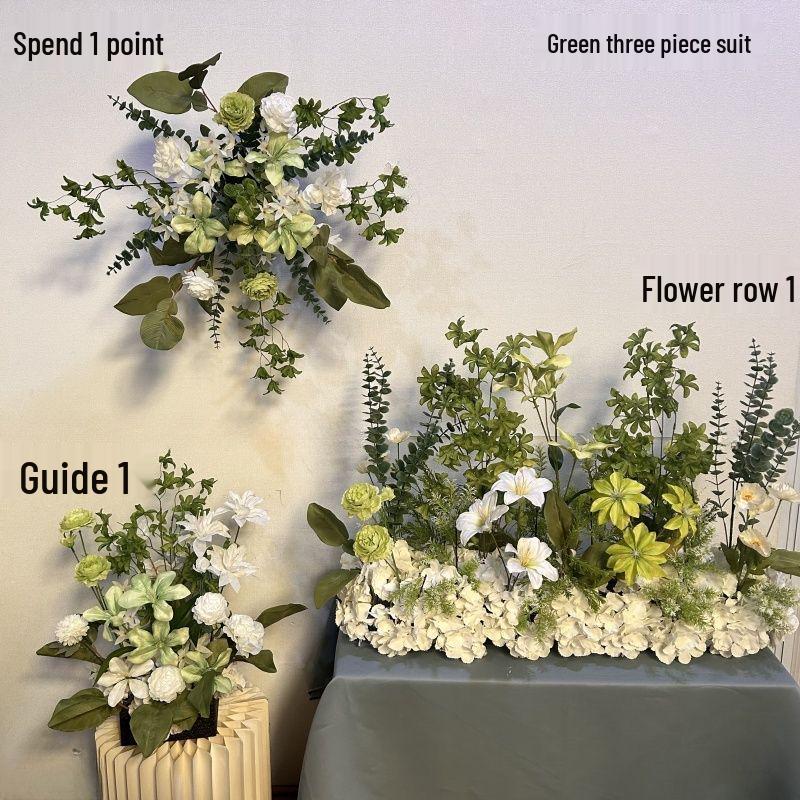 Silk Eucalyptus Wedding Table Runner: Floral Arrangement & Engagement Decor