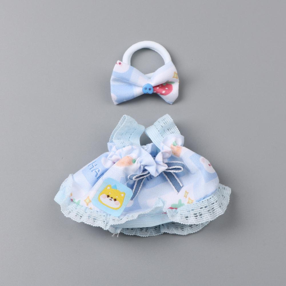 For 17cm Labubu Doll Clothes Fashion Clothes Hoodies Doll Clothes Color Match Hoodies Dolls Accessories Cute Decoration Little Cloths