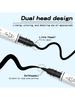 Black/White Large Capacity Dual Tip Permanent Acrylic Paint Pen for Art Supplies Fabric Paint, Markers for DIY Art Brush Pen Set