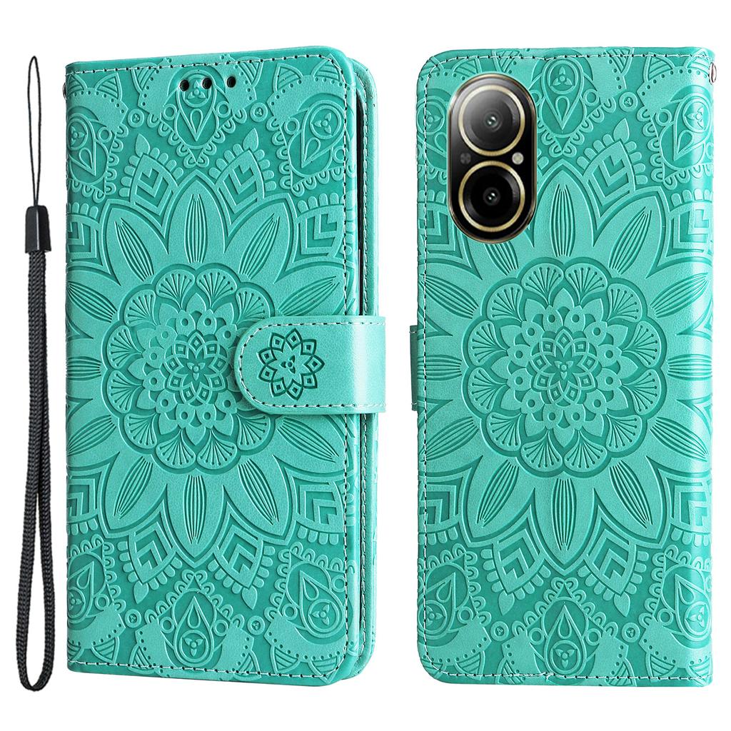 Pentru Realme C67 4G Husă Telefon Mobil Imprimată Piele PU Husă cu Stand