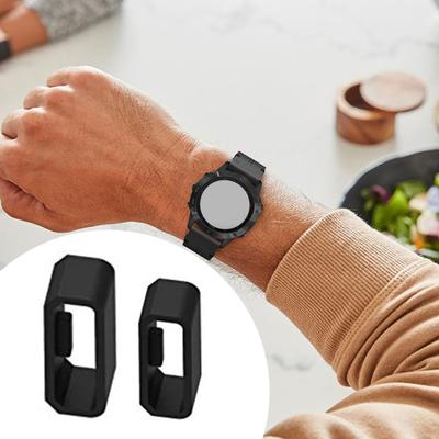 2 Stuks Horlogeband Zacht Vervangend Siliconen Houder Ringen 22mm/26mm Horlogeband Houder Lus