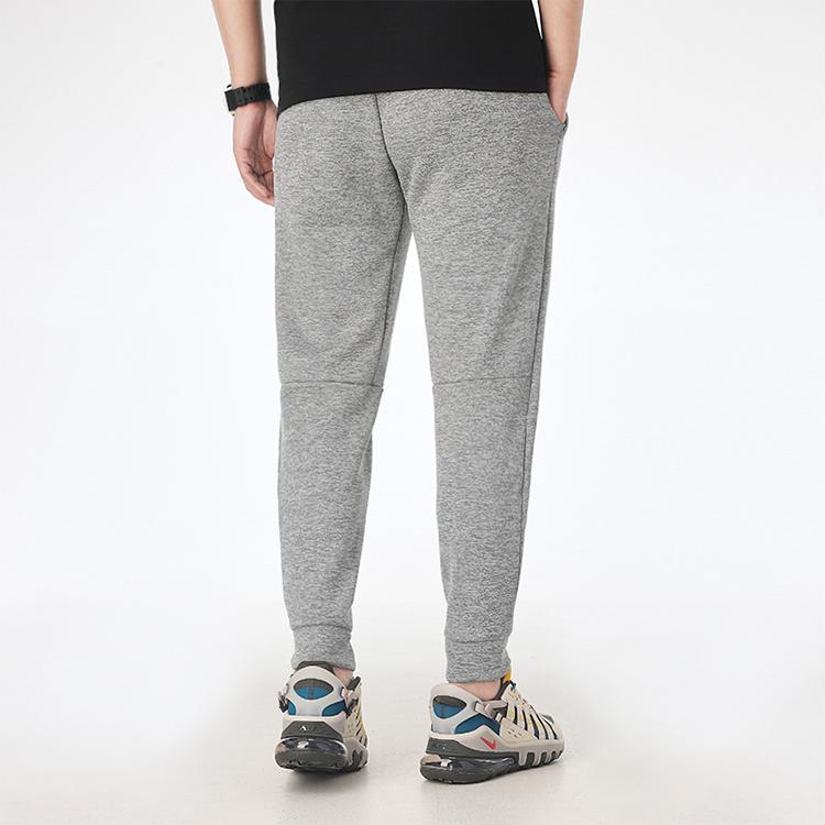 Nike Windproof Solid Color Casual Sports Logo Fleece Lined Pants Men Bottoms Gray 932258-063