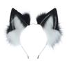 Handmade Plush Fox Ears Headband Cosplay Accessory Anime Convention Cute Animal Ear Hairband Unisex