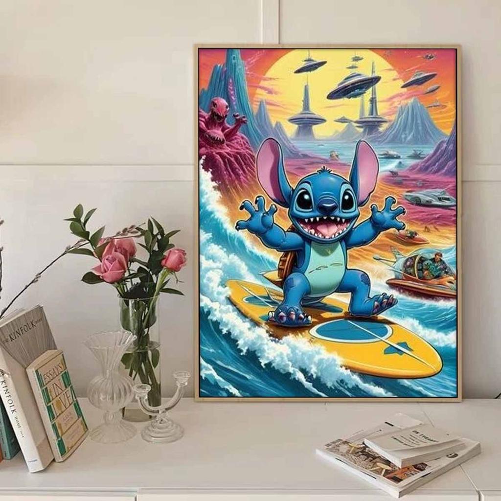 5D Diy Diamond Painting Stitch on The Surf Full Drill Rhinestones Mosaic Embroidery Handmade Products Home Decor Gift