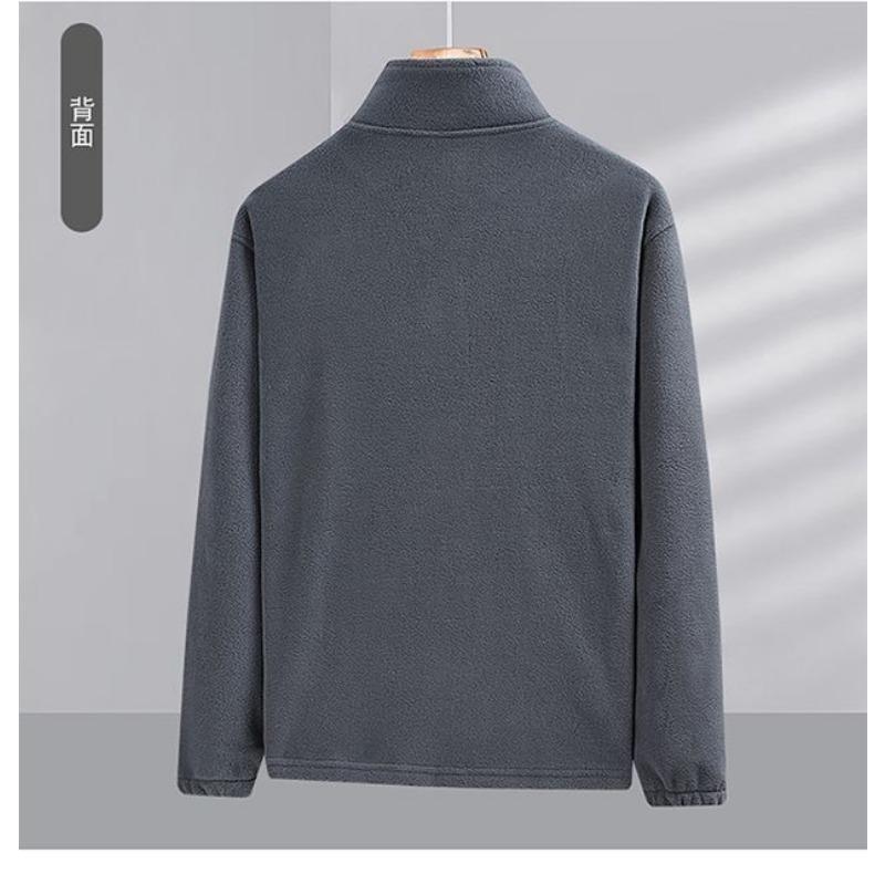 Polarfleecejacke Herren Oberbekleidung Strickjacke Sweatshirt Herbst und Winter Winddicht Warmes Fleece Lässig Mode
